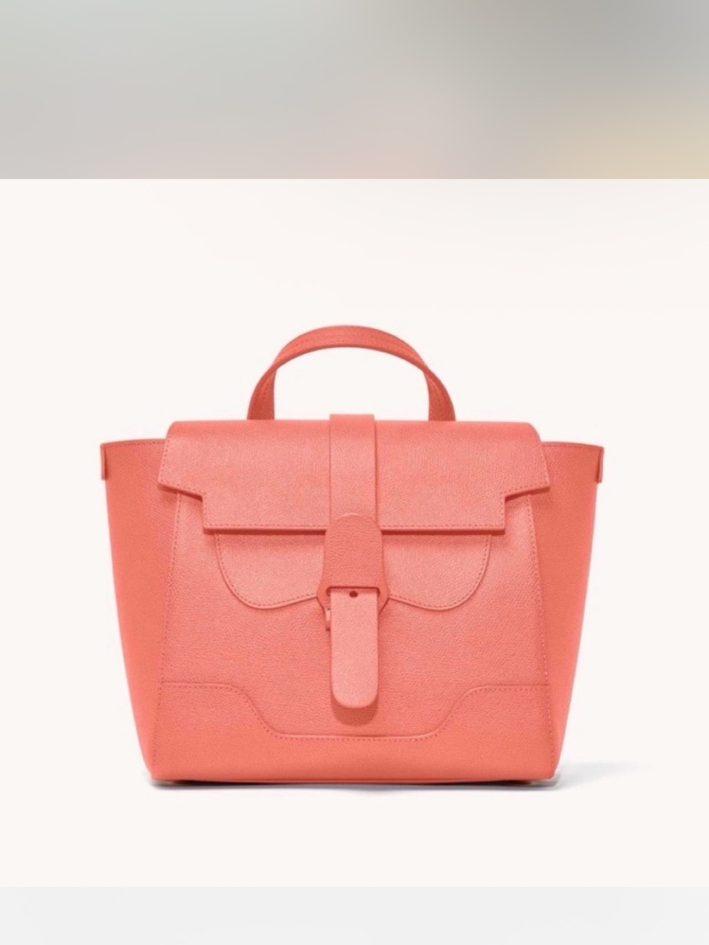 Senreve maestra mini Structured Coral Top-Handle Women’s convertible backpack